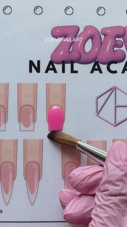 Acrylic Nail Training Sheet