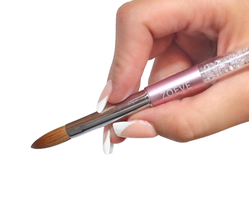 Pure Kolinsky Acrylic Brush - zoeve nail art